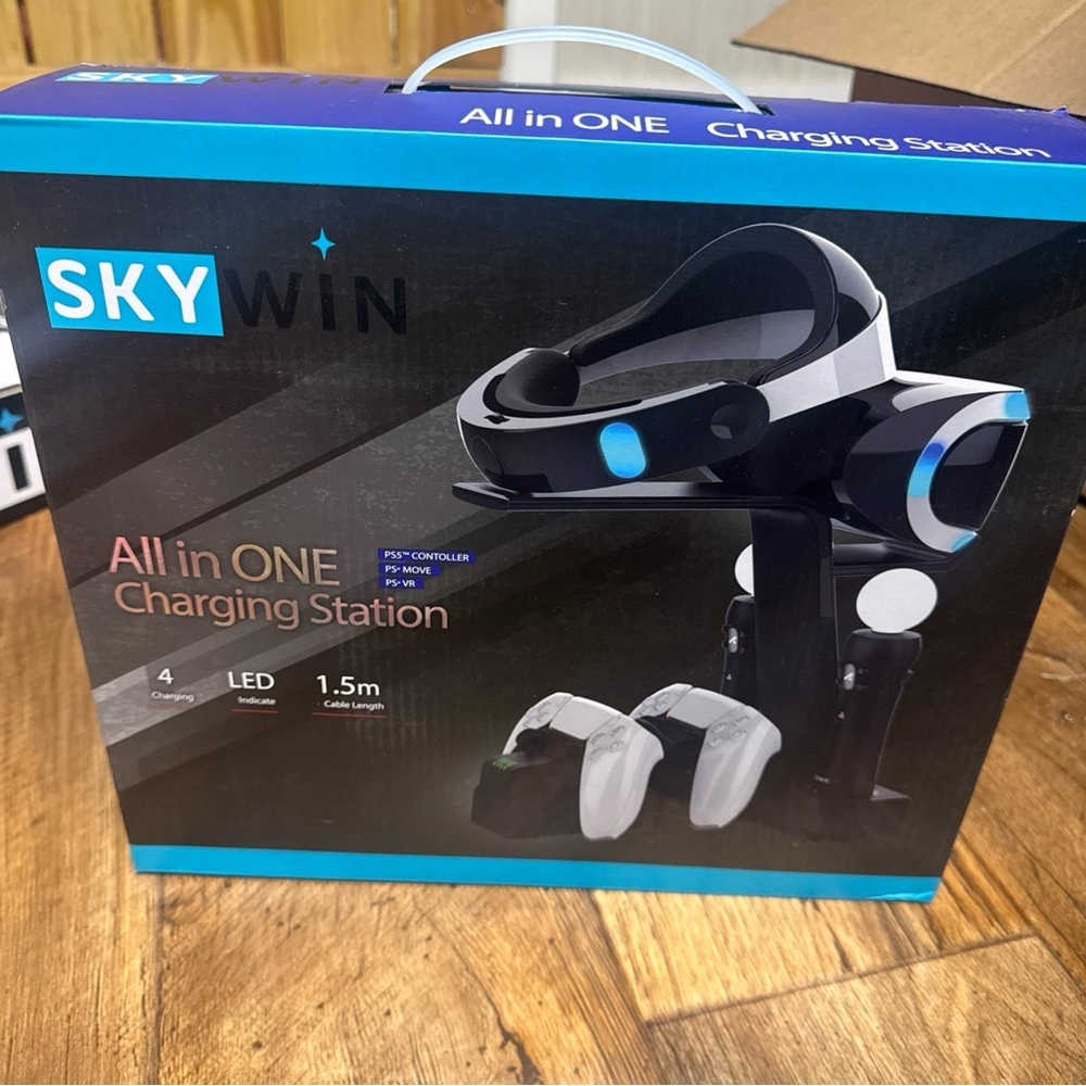 All-in-One VR Charging Station - Black and White